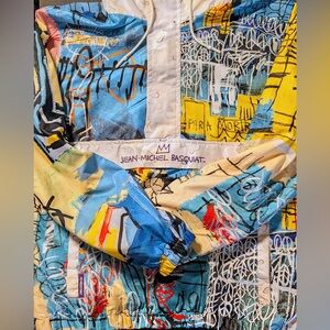 Jean-Michel Basquiat X Members Only Anorak Jacket Oversized Loose Fit Large